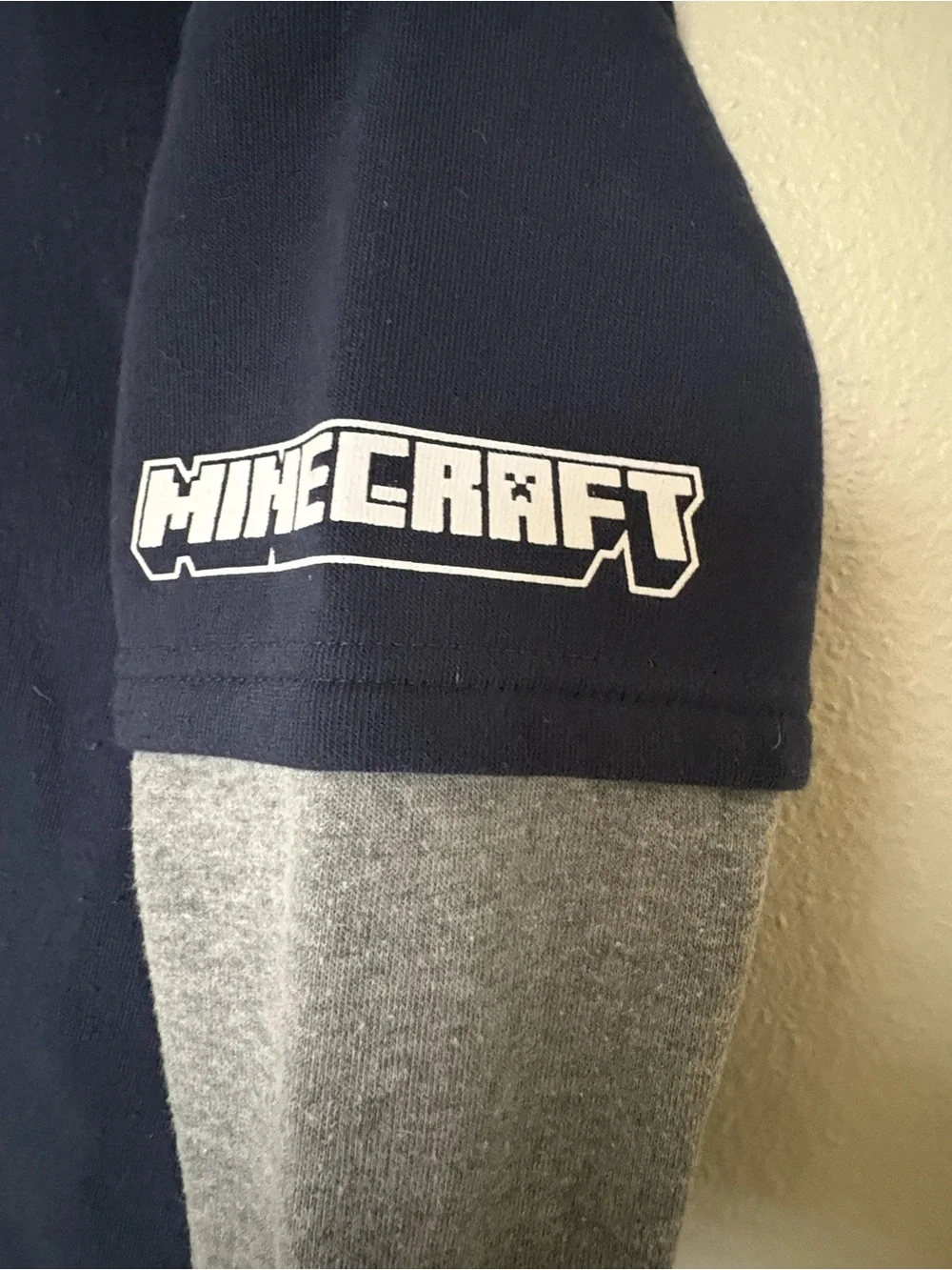 Boys Minecraft sweat shirt and pants set size 7